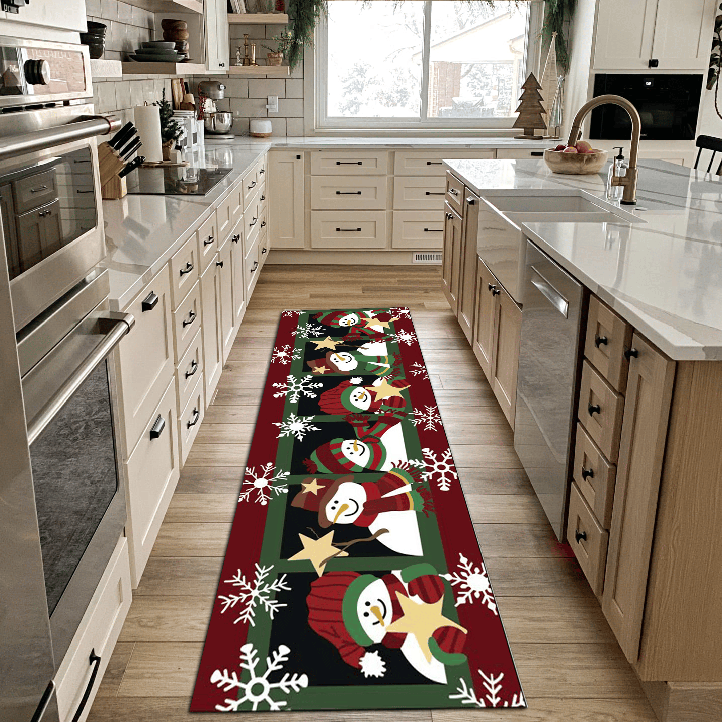 🎁Christmas Rug Anti-bacterial, Environmental, Washable
